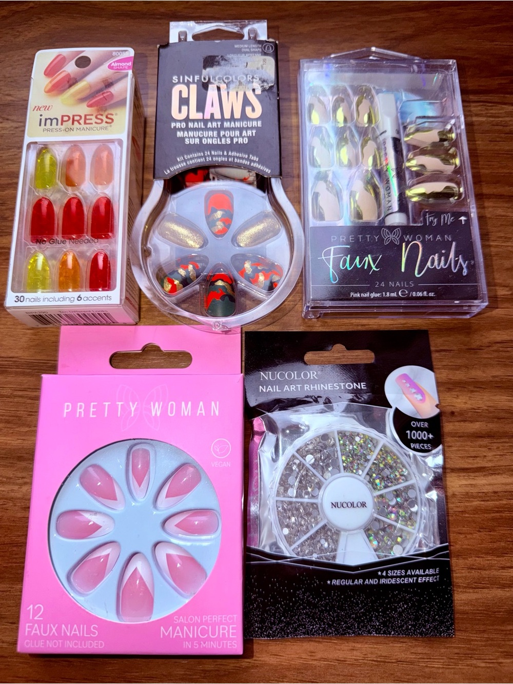 imPRESS Press-On Manicure Set in Pink and Neon Yellow